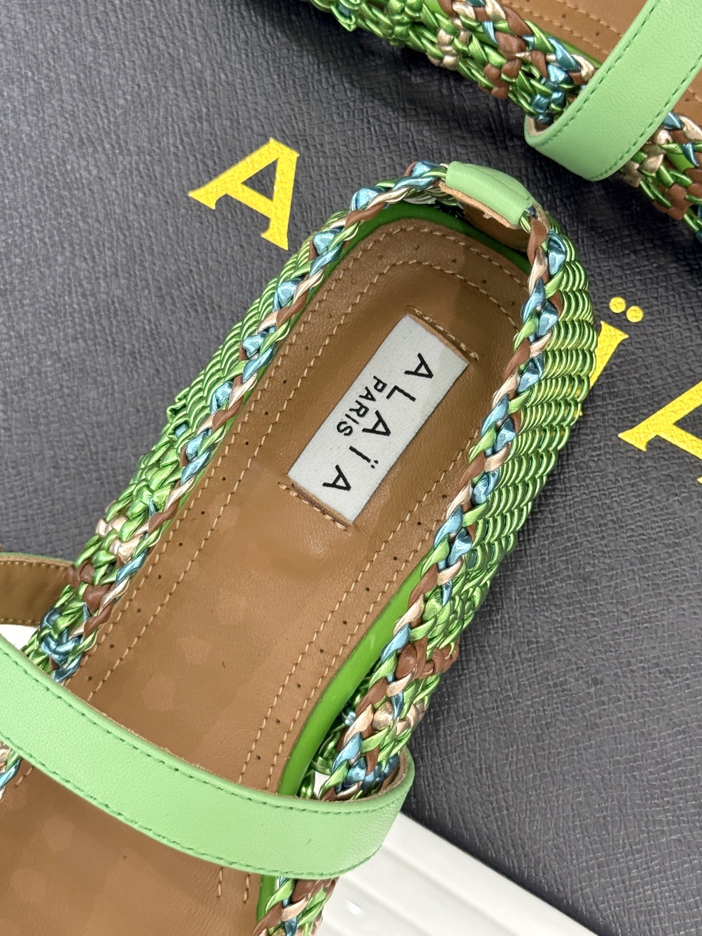 UA Alaïa Hollow Woven Mary Jane Flats(Customized Size 7-10 days production time)