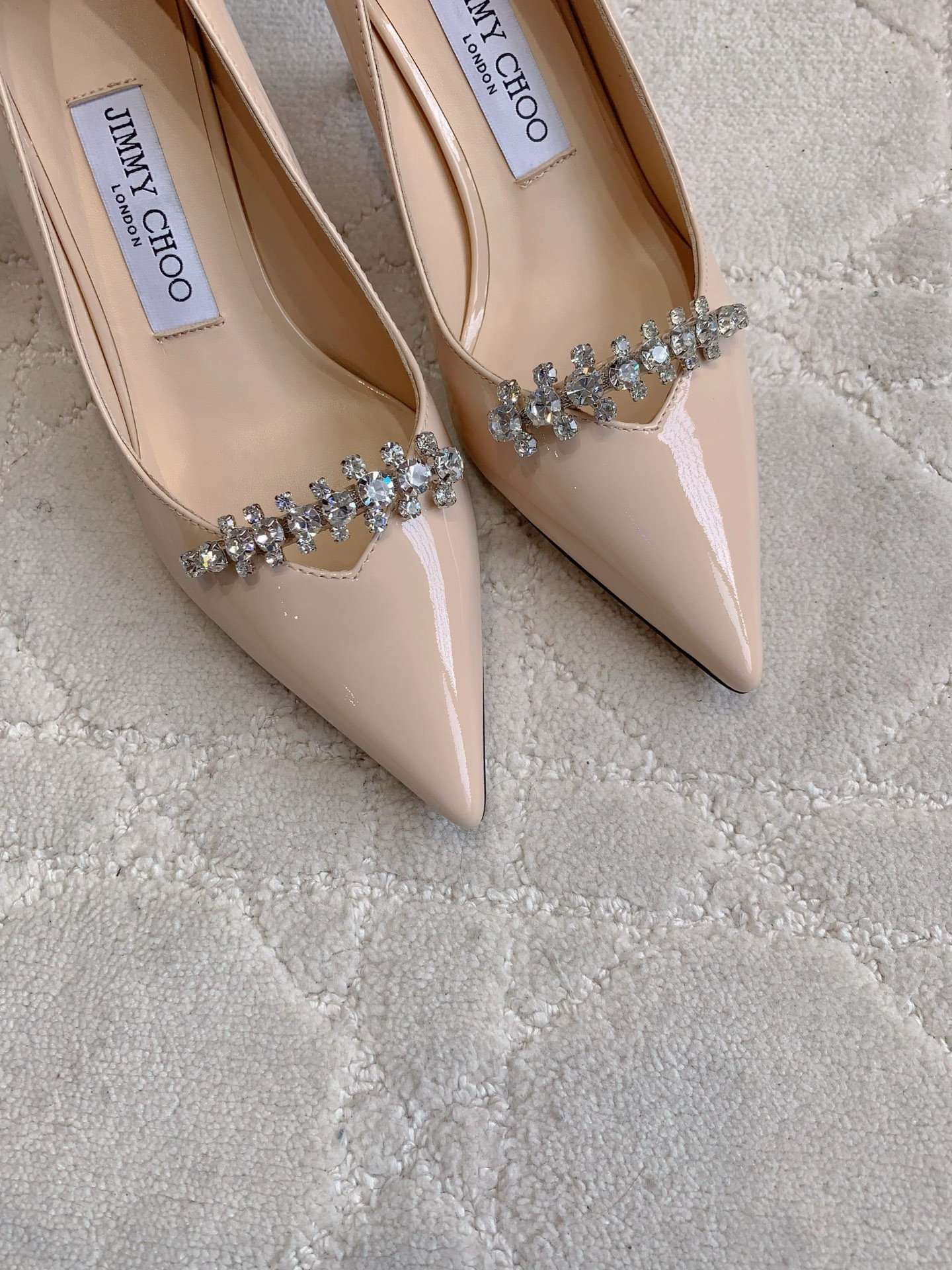 UA Ji*y Ch* Belinda Crystal-embellished Pumps 7.5cm