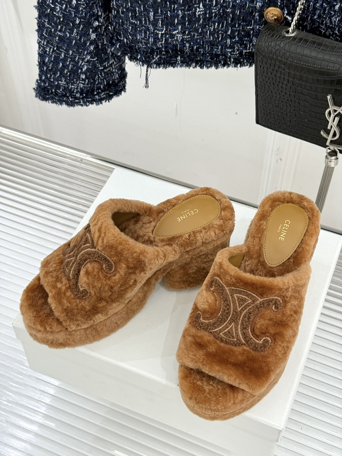 UA Ce**e Elena Mule 8cm Heel